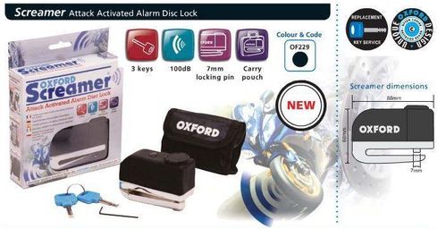 Oxford Screamer Alarm disk lock